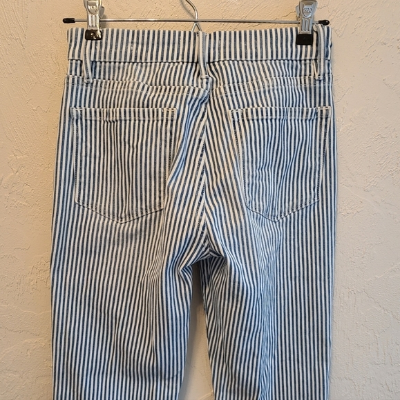 Frame Denim Engineer Stripe Kick Flare Jeans - Size 25 - Picture 10 of 10